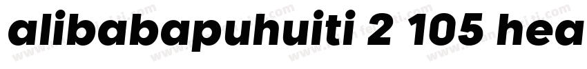 alibabapuhuiti 2 105 heavy下载字体转换